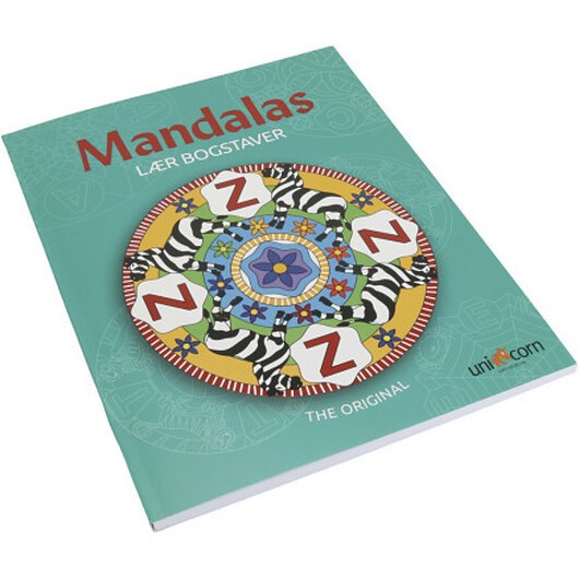 Mandalas Målarböcker, Lär dig bokstäver, 1 st.