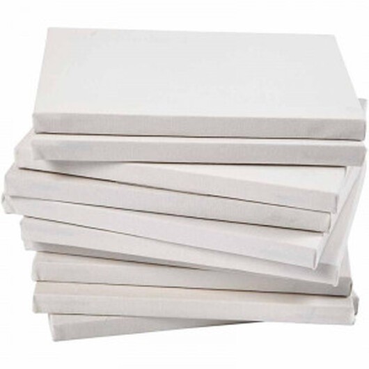 Canvas, vit, djup 1,6 cm, A2, storlek 42x60 cm, 280 g, 20 st / 1 pk.