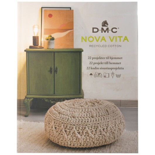 DMC Nova Vita 12 Mönsterbok - 22 Projekt till hemmet