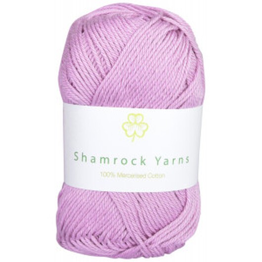 Shamrock Yarns 100% merceriserad bomull 52 Lilac