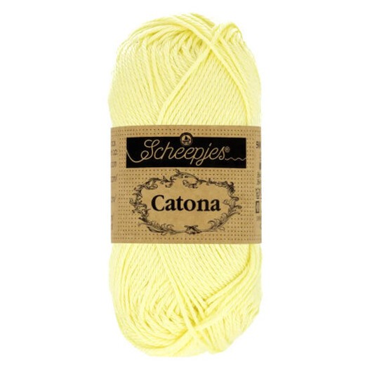 Scheepjes Catona Garn 100 Citron Chiffong - 10g