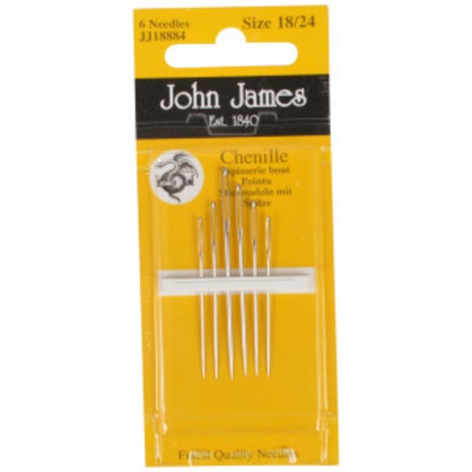 John James stramaljnålar med spets strl. 18 /24- 6 styck