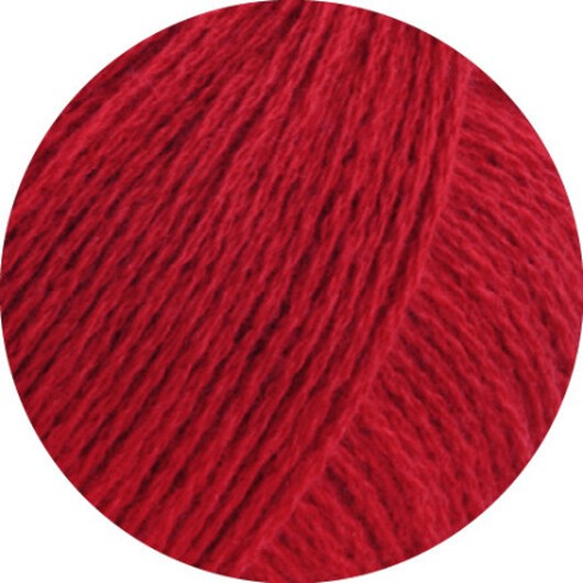 Lana Grossa Cashmere Pure Garn 22 Körsbärsröd