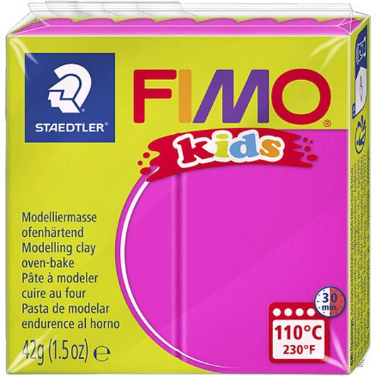FIMOÂ® Kids Clay, rosa, 42 g/ 1 förp.