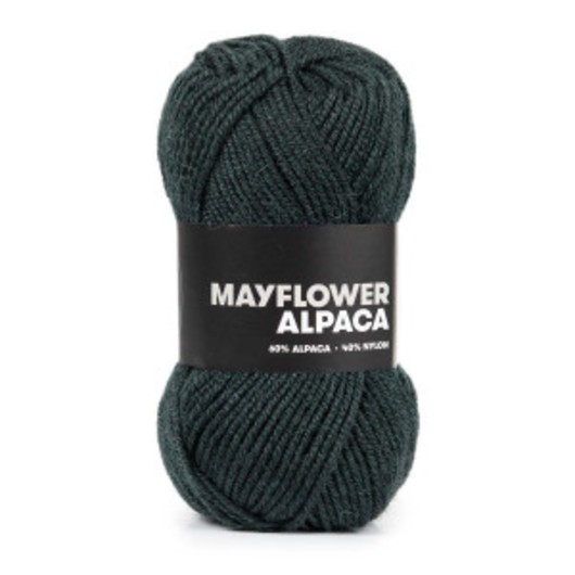 Mayflower Alpaca Garn 17 Skarabésvart