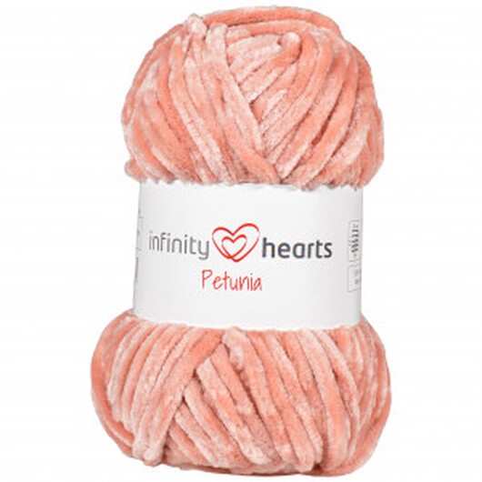 Infinity Hearts Petunia Garn 08 Persika