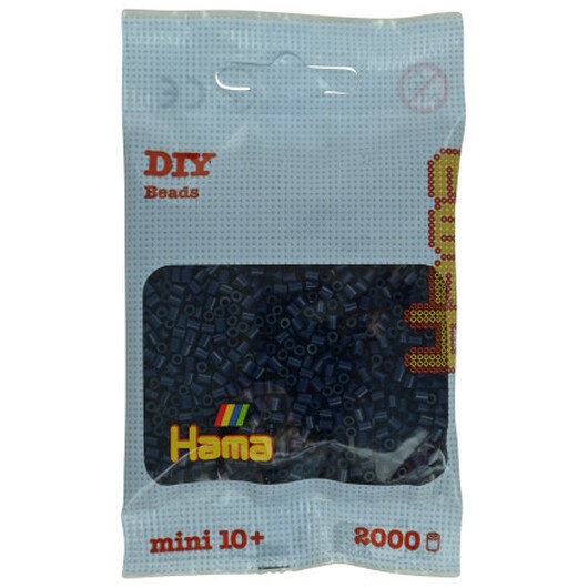 Hama Mini Pärlor 501-116 Midnattsblå - 2000 st.