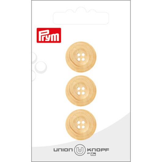 Prym Ljus Träknapp 18mm - 3 st.