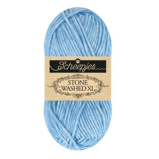 Scheepjes Stone Washed XL Garn Mix 885 Royal Azurite