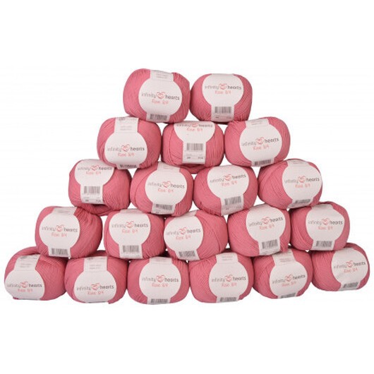 Infinity Hearts Rose 8/4 Garnpaket Unicolor 29 Gammelrosa - 20 st