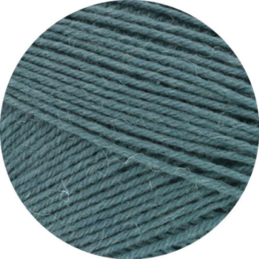 Lana Grossa Meilenweit 100 Merino Extrafine Uni Garn 2431 Blågrå