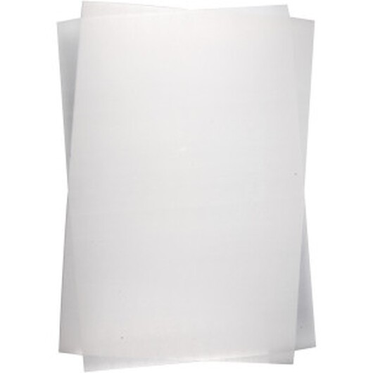 Krympplastark, ark 20x30 cm, tjocklek 0,3 mm, blank transparent, 100 ark/ 1 förp.