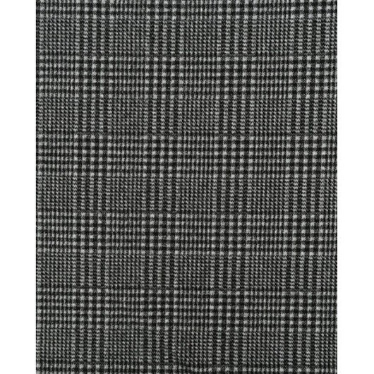 Jacquardtyg 150cm 069 - Svart med små rutor