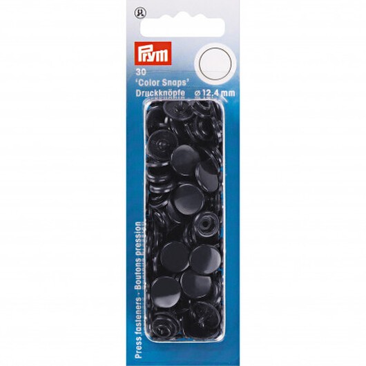 Prym Color Snaps Tryckknappar Plast Rund Marin 12,4mm - 30 st.