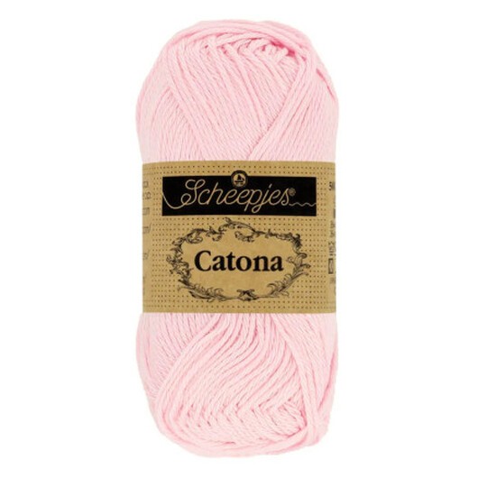 Scheepjes Catona Garn 238 Puder Rosa - 10g