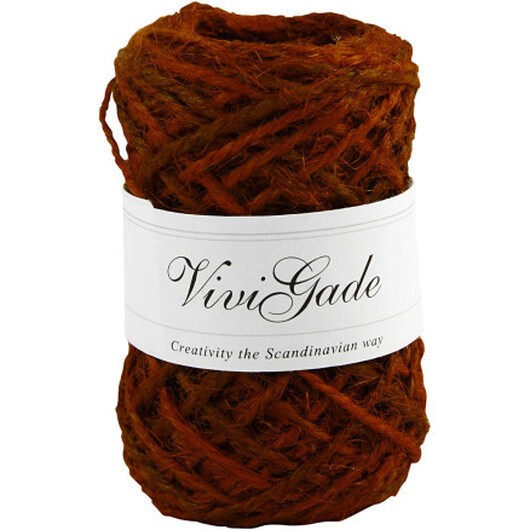 Naturhampa, tjocklek 1-2 mm, röd, 30 m/ 1 rl.