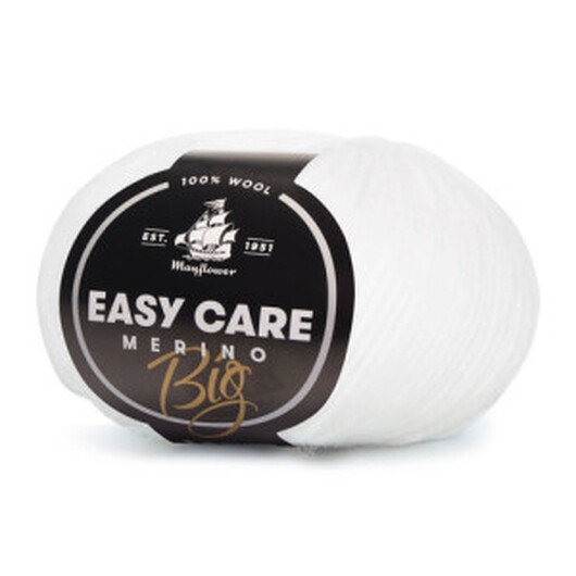 Mayflower Easy Care Big Garn Unicolor 101 Vit