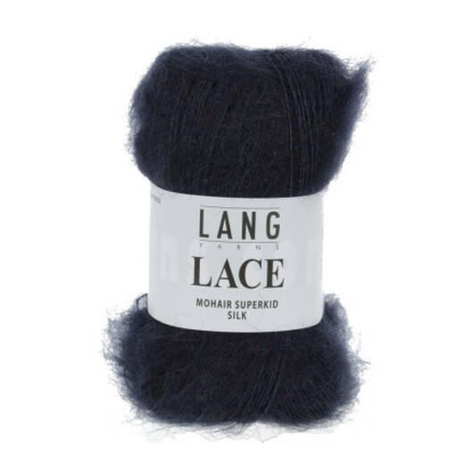 Lang Yarns Garn Lace 25 Navy