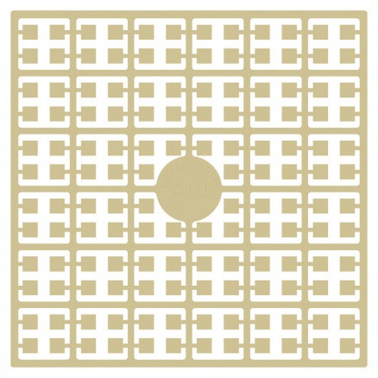 Pixelhobby Midi Pärlor 419 Ljus Gul Beige 2x2mm - 140 pixels