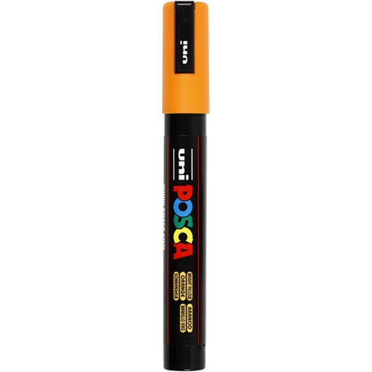 Posca Marker , nr. PC-5M, spets 2,5 mm, Medium, orange, 1 st.