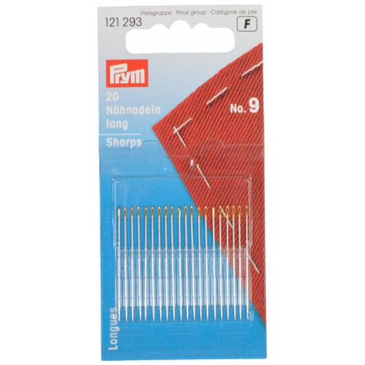 Prym Synålar Stål Silver 0,60x34mm Str. 9 - 20 st