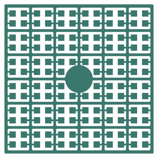 Pixelhobby Midi Pärlor 535 Petrol 2x2mm - 140 pixels