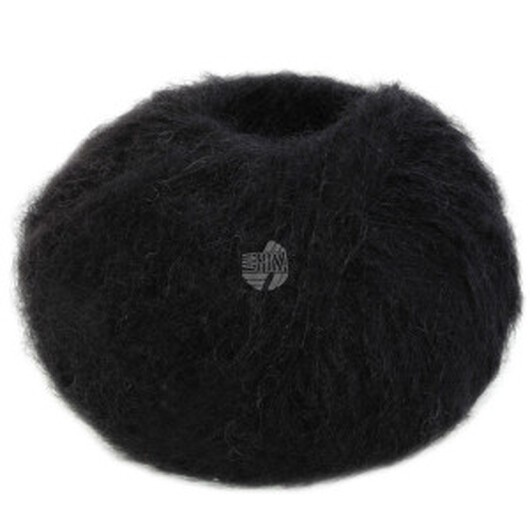 Lana Grossa Mohair Moda Garn 16 Svart