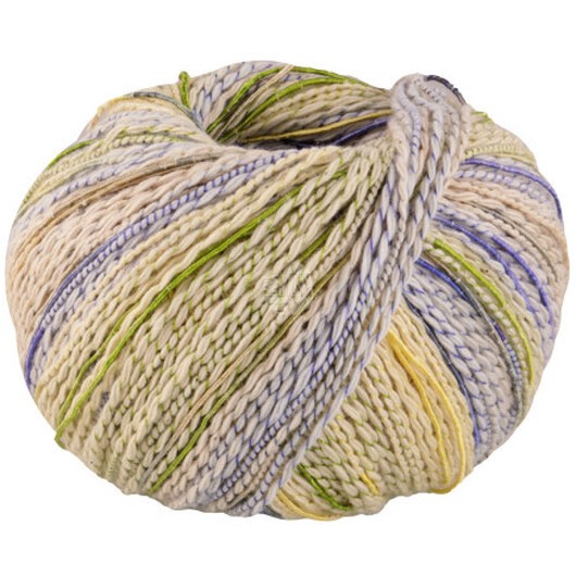 Lana Grossa Torto Garn 9 Vanilj/ljusgrå/blekgul/pistasch/blå