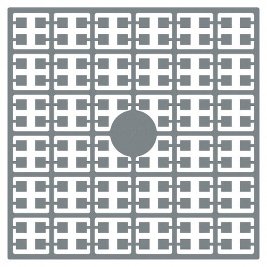 Pixelhobby Midi Pärlor 120 Silvergrå 2x2mm - 140 pixels