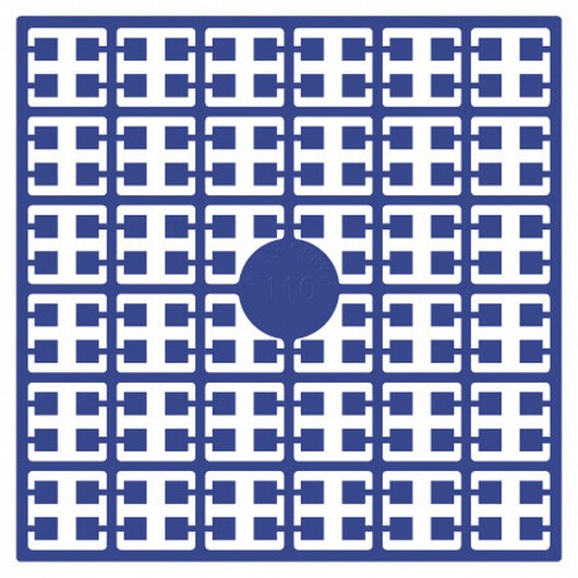 Pixelhobby Midi Pärlor 110 Mörk Blå 2x2mm - 140 pixels