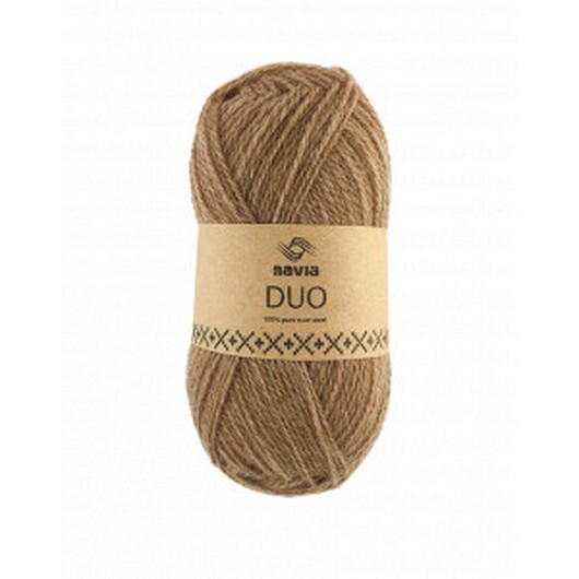 Navia Duo Garn 25 Ljus Brun