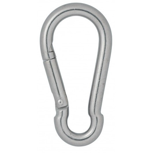 Infinity Hearts Karbinhake Rostfritt Stål Silver 70mm - 3 st