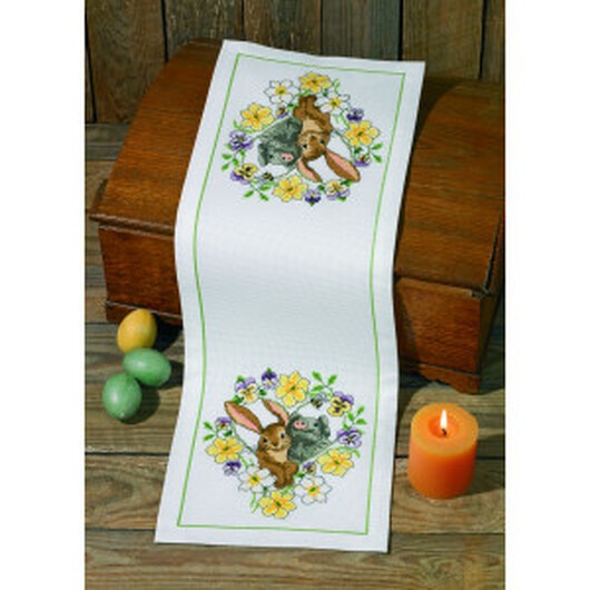 Permin Broderikit Nya Vänner 24x68cm