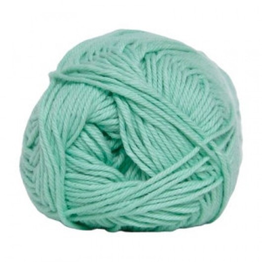 Hjertegarn Cotton nr. 8 Garn 7030 Ljus Mint