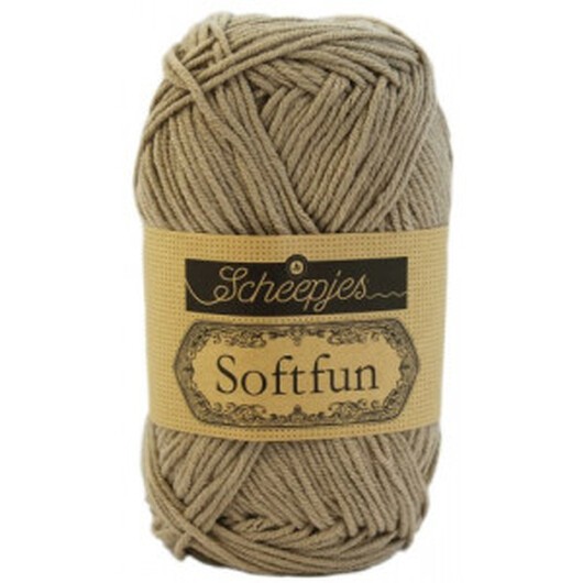 Scheepjes Softfun Garn Unicolor 2533 Beige