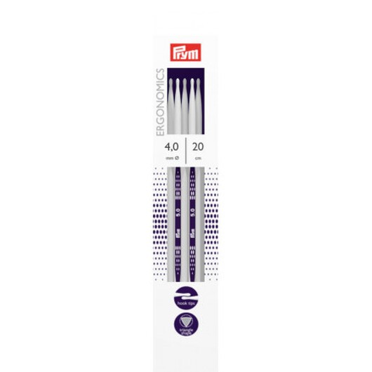 Prym Ergonomics Strumpstickor Plast 20cm 4,00mm / 7.9in US6