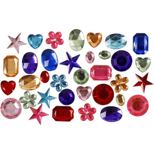 Strass, storlek 10-15 mm, 15g/ 1 frp.