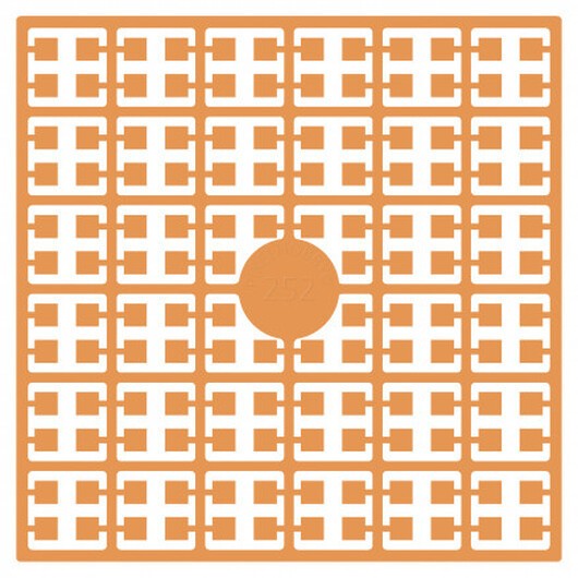 Pixelhobby Midi Pärlor 252 Ljus Orange 2x2mm - 140 pixels