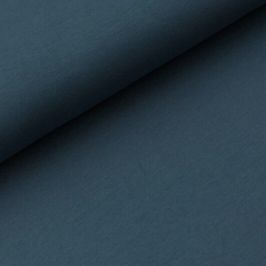 Bomullsjersey enfärgat tyg 155cm 059 Mörk Denim - 50cm