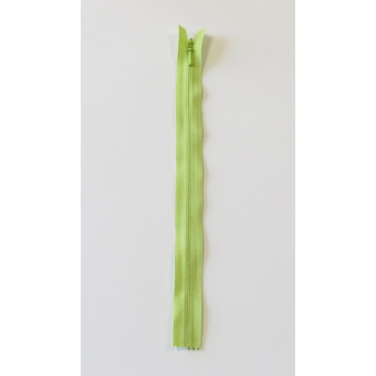 YKK Osynlig Dragkedja/Blixtlås Fast Limegrön 4mm - 55cm