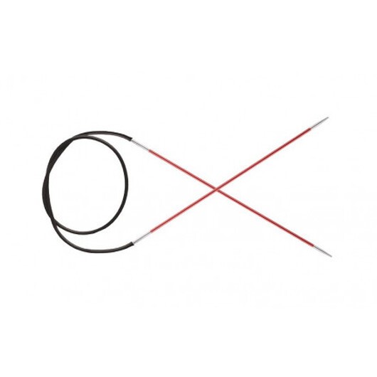 KnitPro Zing Rundstickor Mässing 100cm 2,00mm / 39.4in US0 Coral