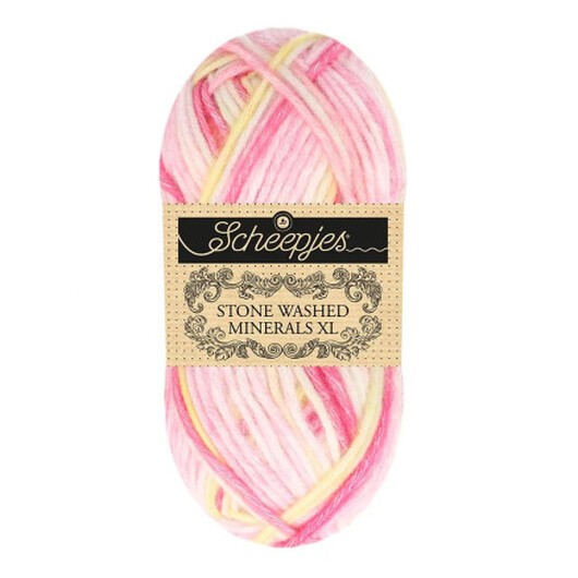 Scheepjes Stone Washed XL Minerals Garn 908 Rhodo Radiance