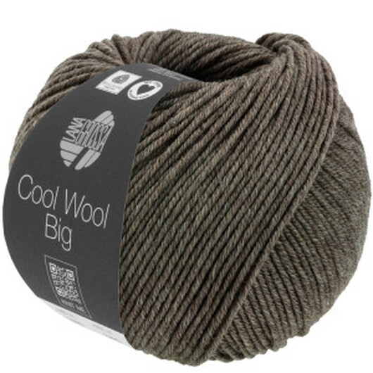 Lana Grossa Cool Wool Big Garn 623 Mörkbrun