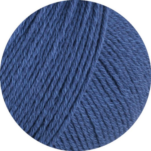 Lana Grossa Bomull Ull 24 Mörkblå