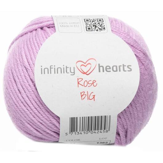 Infinity Hearts Rose Big garn 52 Lila