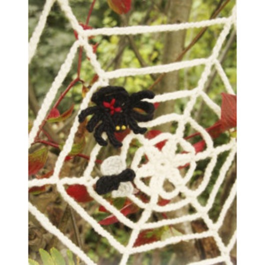 Black Widow by DROPS Design - Halloween Pynt Virkkit
