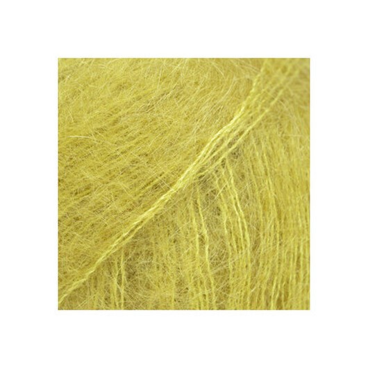 DROPS Kid-Silk Garn Unicolor 67 Ljus Oliv