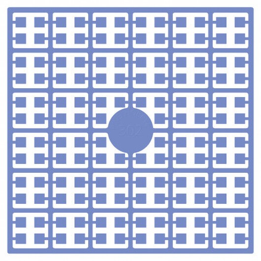 Pixelhobby Midi Pärlor 302 Ljus Blå 2x2mm - 140 pixels