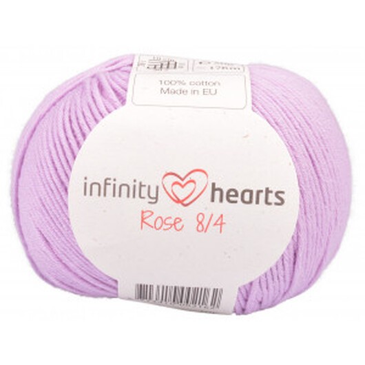 Infinity Hearts Rose 8/4 Garn Unicolor 52 Lila