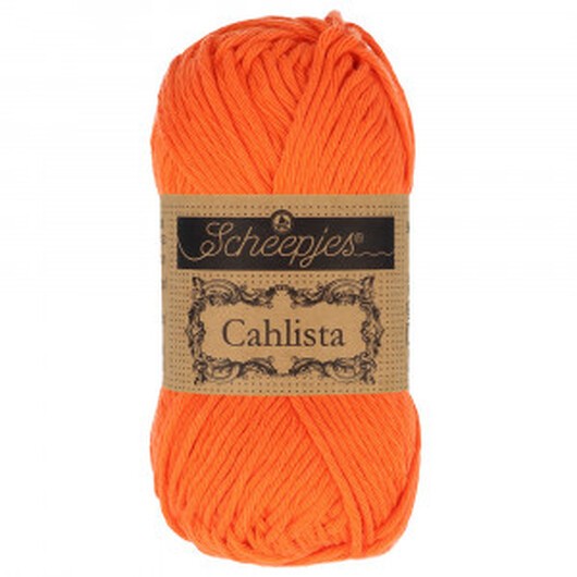 Scheepjes Cahlista Garn Unicolor 189 Royal Orange